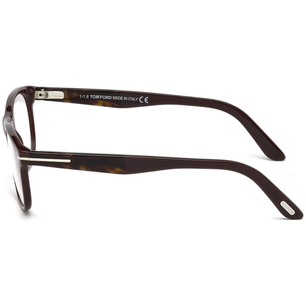 Tom Ford Eyeglasses Shiny Dark Brown w/Demo Lens - Picture 2 of 5